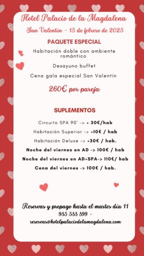 SUPLEMENTOS San Valentín 2025